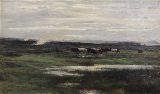 William Darling McKay (1844–1924) Autumn Evening, 11 x 18in.